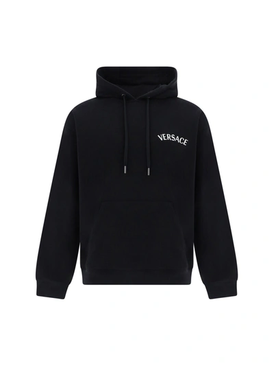 Versace Hoodie In Black