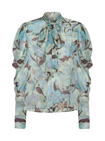 Stella Mccartney Lady Garden Floral Printed Blouse In Multicolore