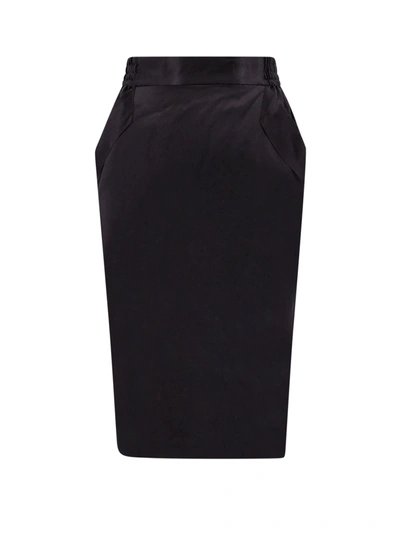 Saint Laurent Skirt In Black