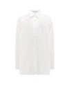 Stella Mccartney Cornelli Oversize Shirt In White
