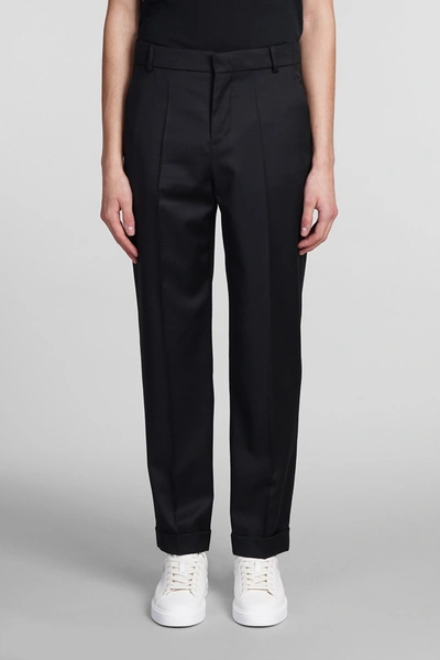 Balmain Wool Pants In Black