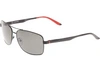 Carrera Men's 8014/s Dark Ruthenium Grey Polarized Sunglasses In Black