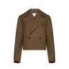 BOTTEGA VENETA WOOL CROPPED JACKET