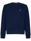 Polo Ralph Lauren Navy Blue Loopback Cotton Crewneck Sweatshirt