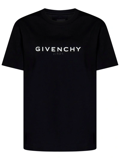 Givenchy Black Reverse T-shirt In Nero