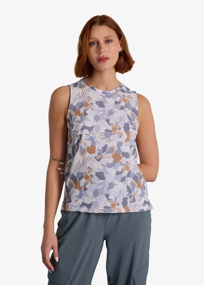 Lole Olivie Tank Top In Rio Floral Ash