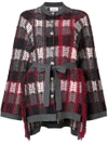 BARRIE CHECKED CARDIGAN,W17C7891912258259