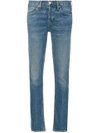 RE/DONE LOW RISE SKINNY STRETCH JEANS,7213WLRS12236742