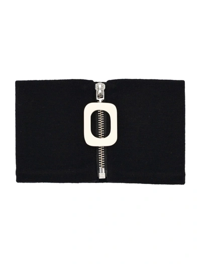 Jw Anderson J.w. Anderson Neckband With Puller In Black