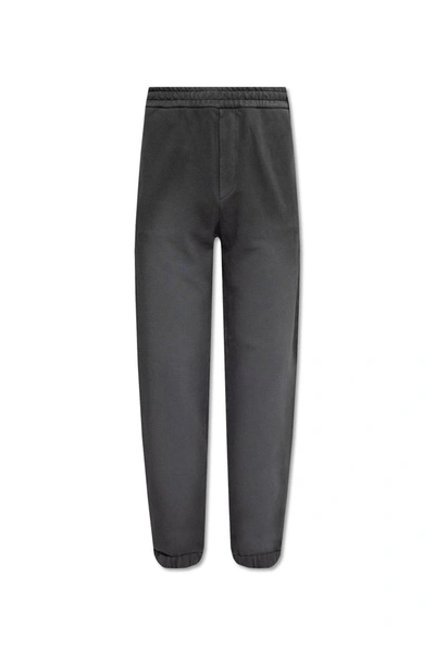Fendi Pocketed Straight-leg Jogging Trousers In Black