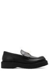 GUCCI GUCCI LOGO PLAQUE SLIP-ON LOAFERS