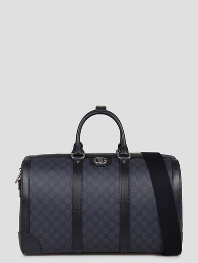 Gucci Ophidia Small Carpetbag In Blue