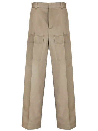 Gucci Wide-leg Cargo Trousers In Cereal