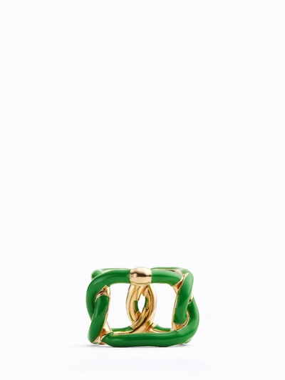 Bottega Veneta Chains Ring In Gold