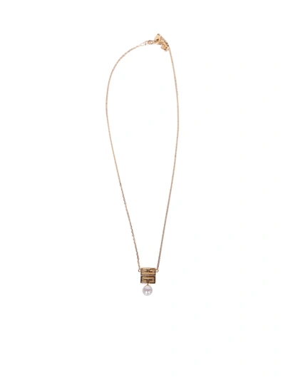 Givenchy Women's 4g Necklace In Metal With Pearl In Metallic