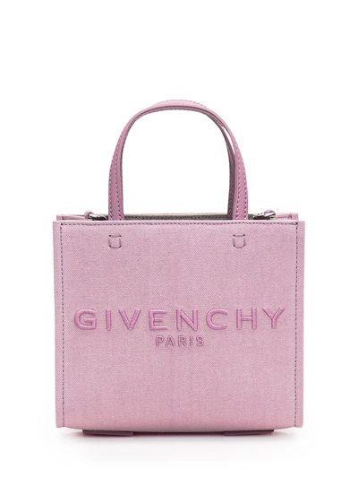 Givenchy G-tote Mini Bag In Old Pink