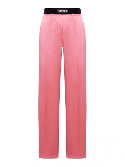 TOM FORD TOM FORD STRETCH SILK SATIN PJ PANTS