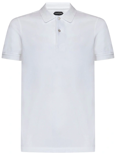 Tom Ford Polo Shirt In White