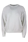 BRUNELLO CUCINELLI BRUNELLO CUCINELLI SWEATER WITH MICRO-MESH WORK