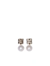 GIVENCHY GIVENCHY BEADS 4G WHITE/GOLD EARRINGS