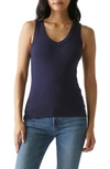 MICHAEL STARS MAYA COTTON V-NECK TANK