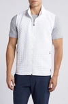 Peter Millar Orion Quilted Performance Vest In White