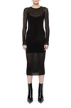 REBECCA MINKOFF ABBEY LONG SLEEVE MIDI SWEATER DRESS