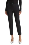 Theory Thaniel Womens Solid Flat Front Dress Pants In Black