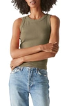 MICHAEL STARS GINA COTTON & MODAL RIB TANK