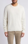 Frame Cashmere Crewneck Sweater In Vanilla