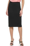 Dkny Women's Solid Pencil Skirt In Black