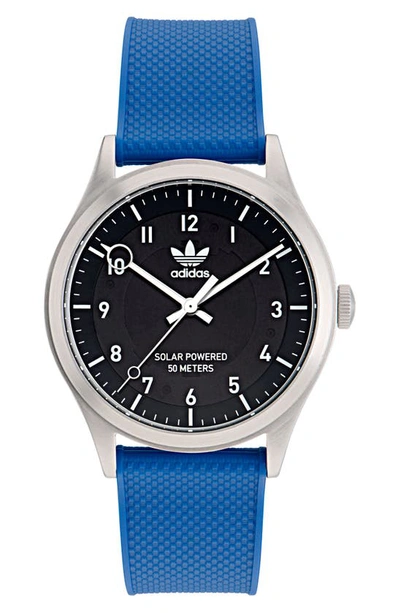 Adidas Originals Men's Project One Stainless Steel & Resin Strap Watch/39mm In Blue