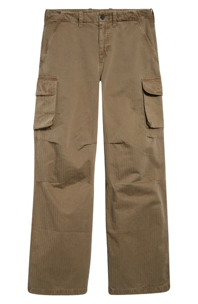 Our Legacy Mount Cotton Canvas Cargo Pants In Green