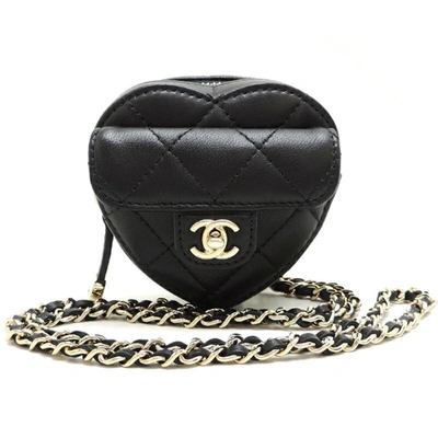 Pre-owned Chanel Black Leather Clutch Bag ()