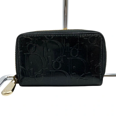 Dior Black Leather Wallet  ()