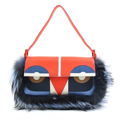 Fendi Baguette Multicolour Leather Shoulder Bag ()