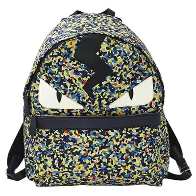 Fendi Monster Multicolour Synthetic Backpack Bag ()