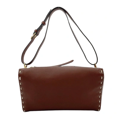 Fendi Selleria Brown Leather Shopper Bag ()