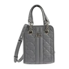 GUCCI GUCCI GREY LEATHER SHOULDER BAG (PRE-OWNED)