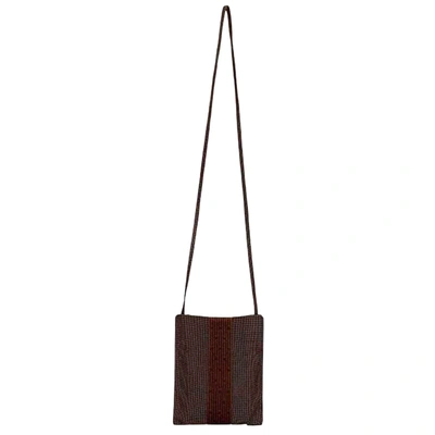 Hermes Hermès Herline Brown Canvas Shoulder Bag ()