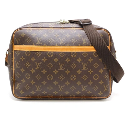 Pre-owned Louis Vuitton Reporter Brown Canvas Shopper Bag ()