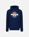 Vuarnet Vintage Cotton Hoodie In Navy