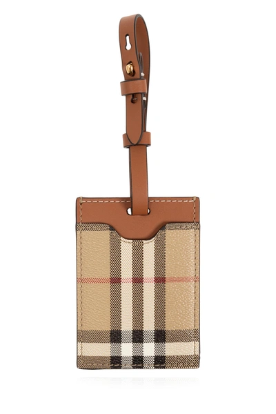 Burberry Luggage Tag In Archive Beige