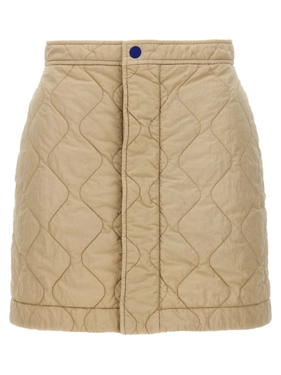 BURBERRY BURBERRY QUILTED NYLON SKIRT