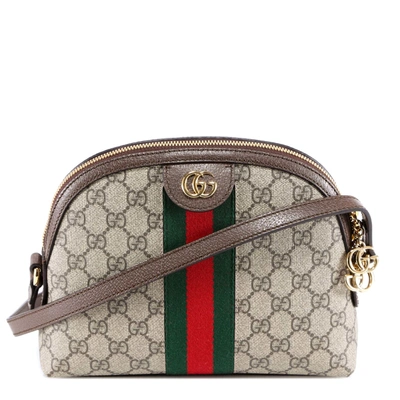 Gucci Ophidia Shoulder Bag In Beige