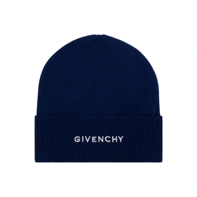 GIVENCHY GIVENCHY WOOL LOGO HAT