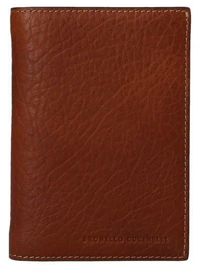Brunello Cucinelli Leather Wallet Wallets, Card Holders Brown
