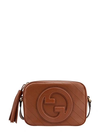 Gucci Blondie Shoulder Bag In Brown