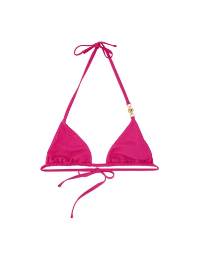 Versace "medusa '95" Bikini Top In Fucsia