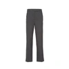 Prada Wool Pants Women In Gray